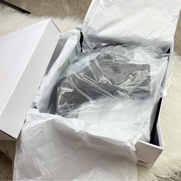 New Steven New York by Steve Madden Taite Pointed Toe Booties in Gray Faux Suede - Picture 6 of 9